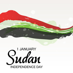 Sticker - Sudan Independence Day