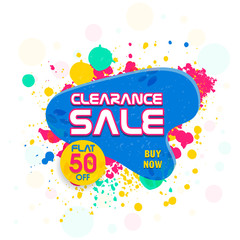 Sticker - Clearance Sale Poster or Banner.