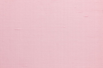 Pink silk fabric wallpaper texture pattern background in light pale sweet pink rose color