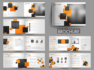 Sticker - Twelve Pages Modern Multi-Purpose Brochure Set.