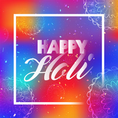 Canvas Print - Indian festival of colors, Holi concept.