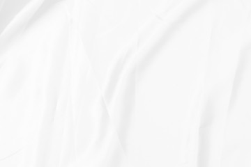 Poster - white fabric texture soft blur background