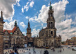 Palace square and Hofkirche - Dresden, Germany