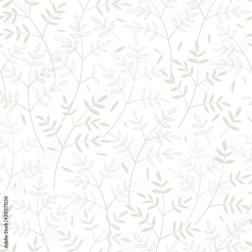 Tapety Beżowe elegant-hand-drawn-seamless-pattern-doodle-floral-great-for-textiles-banners-wallpaper-vector-design