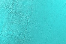 Cyan-Teal  Leather Texture Background