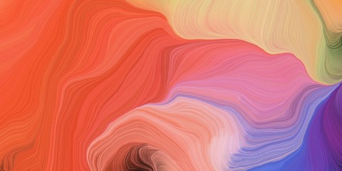 abstract design swirl waves. can be used as wallpaper, background graphic or texture. graphic illustration with tomato, light pastel purple and pale violet red colors