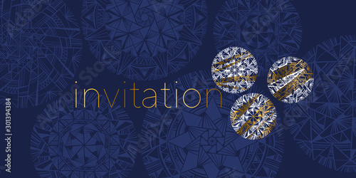 Merry Christmas card vector...