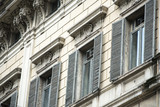 Fototapeta Londyn - facade of a building