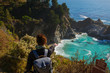© Nejron Photo - Woman watching McWay Falls in Julia Pfeiffer Burns State Park, USA
