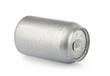 wet metal aluminum beverage drink can. photography