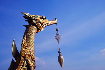 Wall Mural - Head of a Thai Royal Barge Model 2