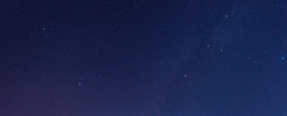 amazing beautiful night sky,universe filled with stars, nebula and galaxy with noise and grain.photo