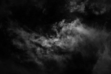 white cloud and black sky textured background
