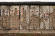 Detail of Berlin Wall segments at Bernauer Street, Germany