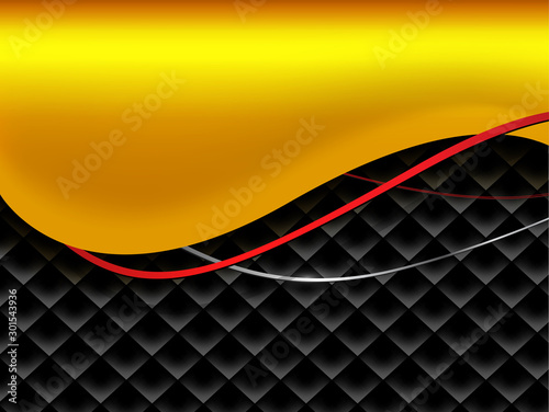 Abstract business background  black and gold vector design.