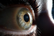 © H_Ko - Human green eye supermacro closeup background