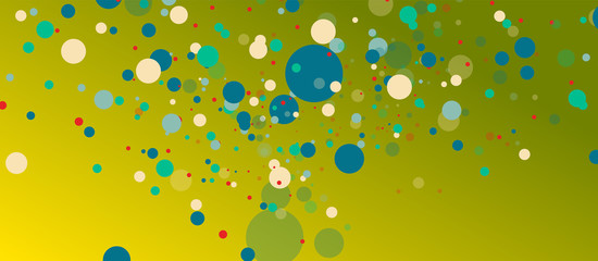 Aufkleber - Line points connections geometric abstract background.