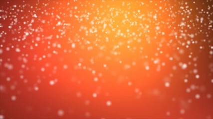 Wall Mural - particles golden orange bokeh dust background