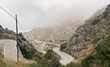 Mountain streamers of the Serra de Tramuntana range, Mallorca, Spain. 
