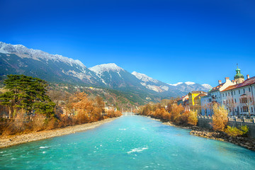 Wall Mural - Innsbruck river