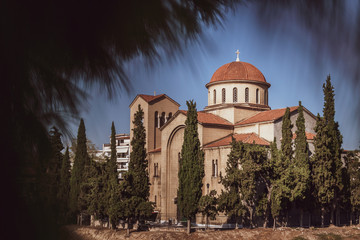 Wall Mural - Kerameikós Friedhof und Kirche in Athen, Griechenland