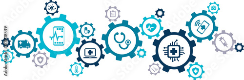 Cuadros en Lienzo health care apps / digital healthcare / electronic health records / healthcare