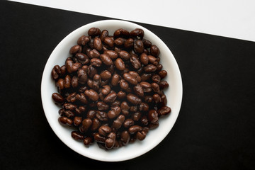 Wall Mural - Cooked Black Beans in a Bowl