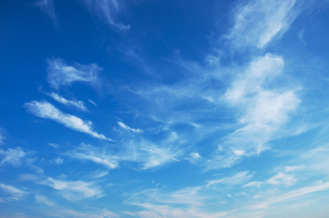 blue sky background with white clouds