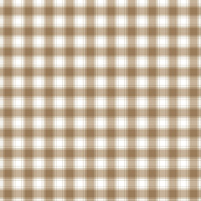 Checkered Brown And White Check Pattern Background,vector Illustration,Gingham