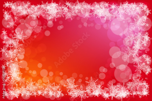 雪の幻想的な背景素材赤stock Illustration Adobe Stock