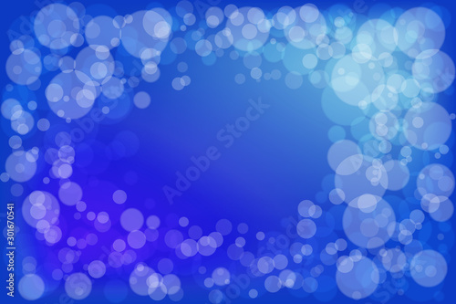 冬の幻想的な背景素材青stock Illustration Adobe Stock