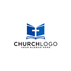 Wall Mural - Church vector logo symbol graphic abstract template