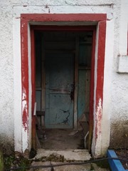 door in old house