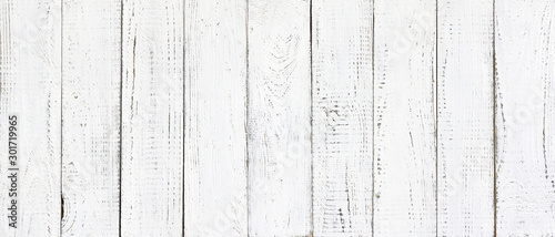 Dekoracja na wymiar  biale-tlo-tekstury-drewna-wzor-szerokiego-panelu-z-desek