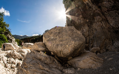 Wall Mural - Gorropu canyon