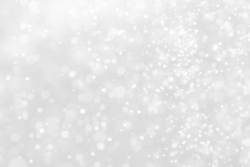 Wall Mural - white abstract bokeh defocus glitter background