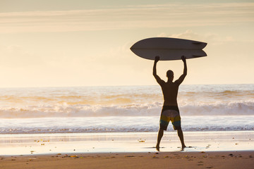 Wall Mural - let's surf