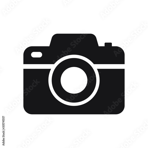 Fotomural Photo camera vector icon isolated