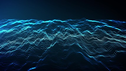 Poster - abstract technology big data background concept.