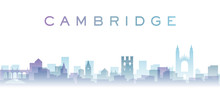 Cambridge Transparent Layers Gradient Landmarks Skyline