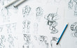 © Chaosamran_Studio - Animator designer Development designing drawing sketching development creating graphic pose characters sci-fi robot Cartoon illustration animation video game film production , animation design studio.