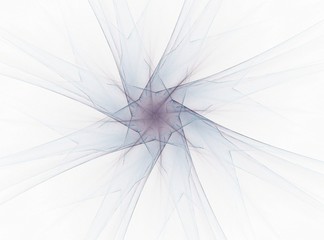 Poster - particles of abstract fractal forms on the subject of nuclear physics science and graphic design. ge