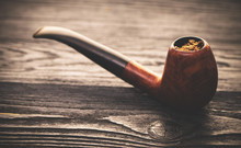 Smoking Pipe With Tobacco