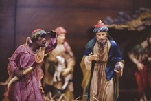 Closeup Of Religious Figurines