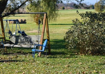 Wall Mural - Autumn Lawn