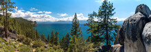 Lake Tahoe In Famous California Mountains National Park Sierra Nevada