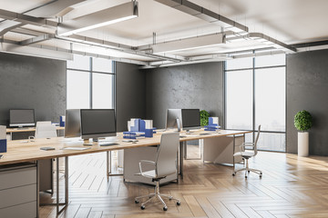 Poster - Minimalistic coworking office