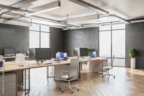 Fotografía Minimalistic coworking office