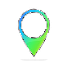 Wall Mural - location symbol - vector.
