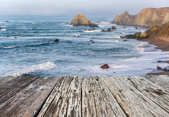 Sticker - USA Pacific coast landscape, California, USA.